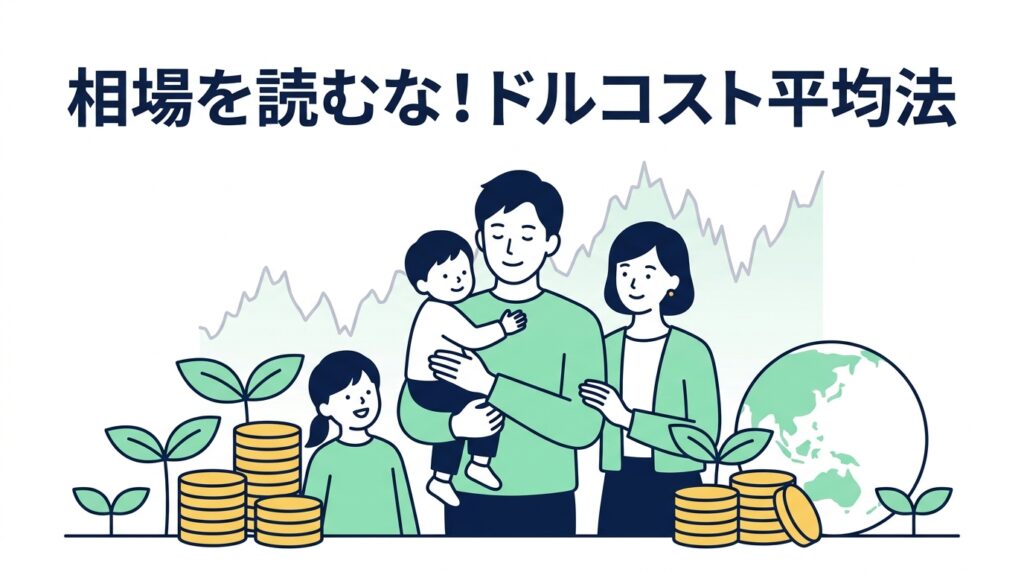 相場を読むな！30代パパがドルコスト平均法でオルカンを買う合理的理由