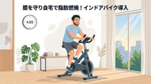 膝を守り自宅で脂肪燃焼！30代パパがインドアバイクを導入した理由