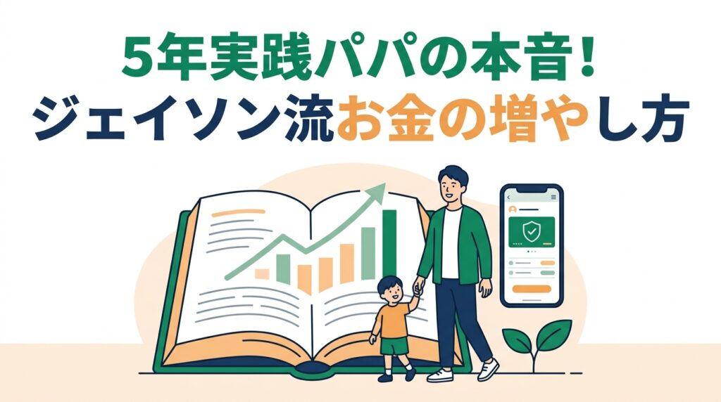 ジェイソン流お金の増やし方！5年実践した30代パパの本音書評