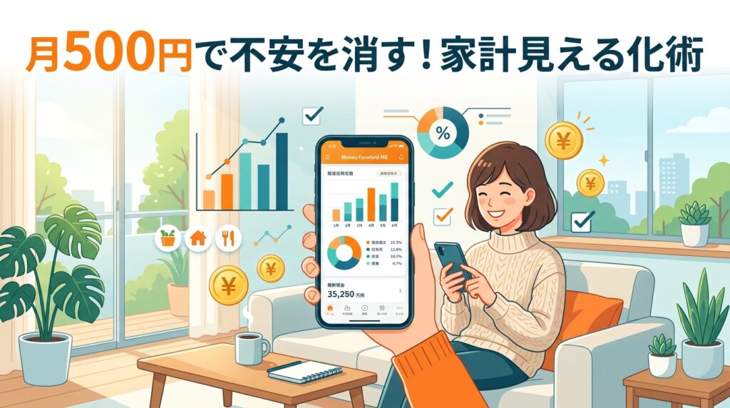 マネーフォワードME有料版を推す理由！月500円で家計不安を消す投資術