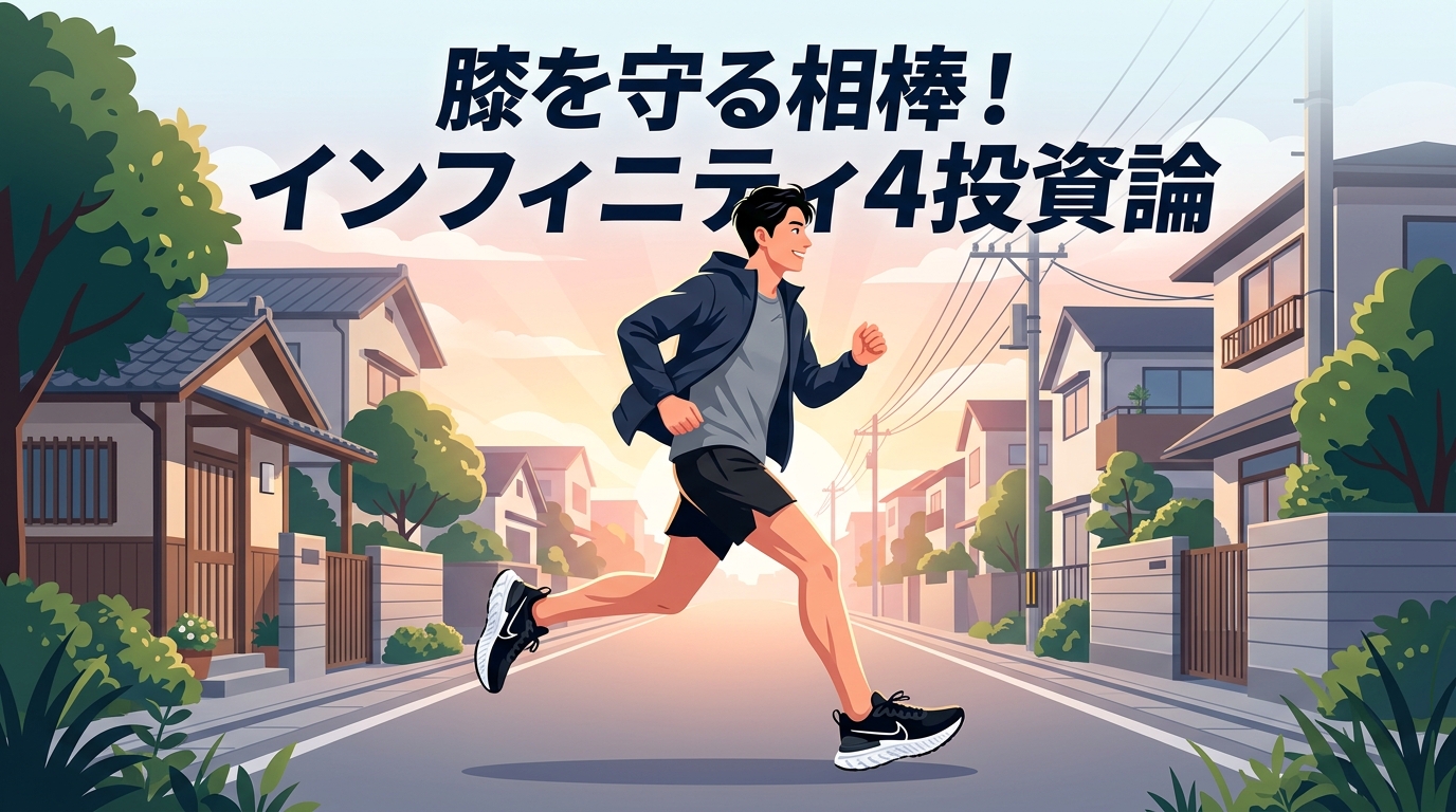 ナイキインフィニティ4本音レビュー！膝を守り朝7km走れる相棒シューズ